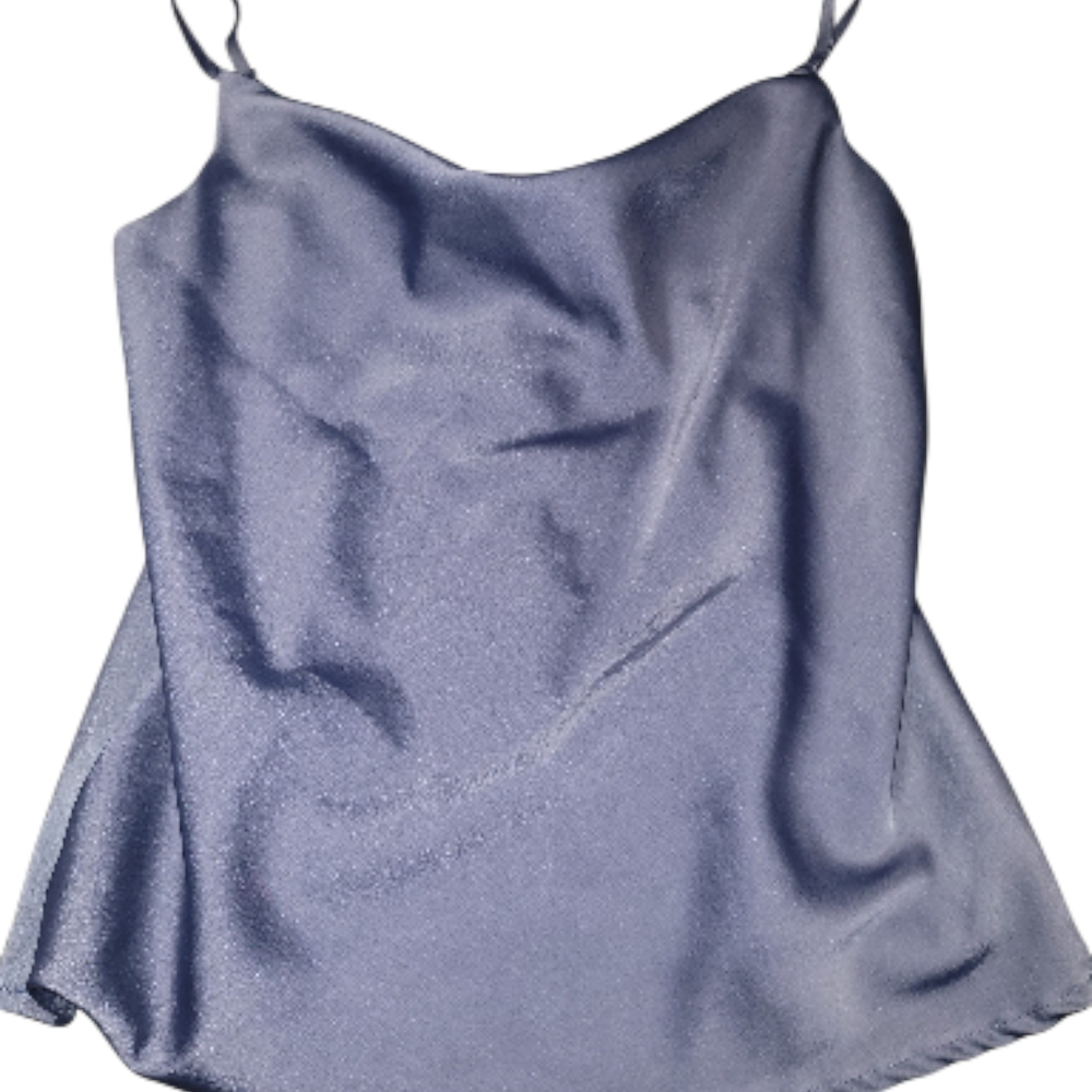 Fab'rik medium cowl neck tank purple